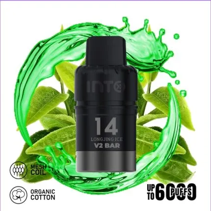INTO V2 POD longJing Green Ice tea